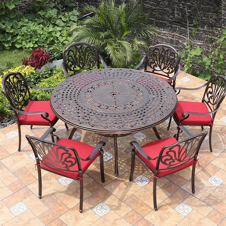 Outdoor cast aluminum tables and chairs courtyard dining table and chairs outdoor garden table and chairs aluminum alloy barbecu
Outdoor cast aluminum tables and chairs courtyard dining table and chairs outdoor garden table and chairs aluminum alloy barbecu