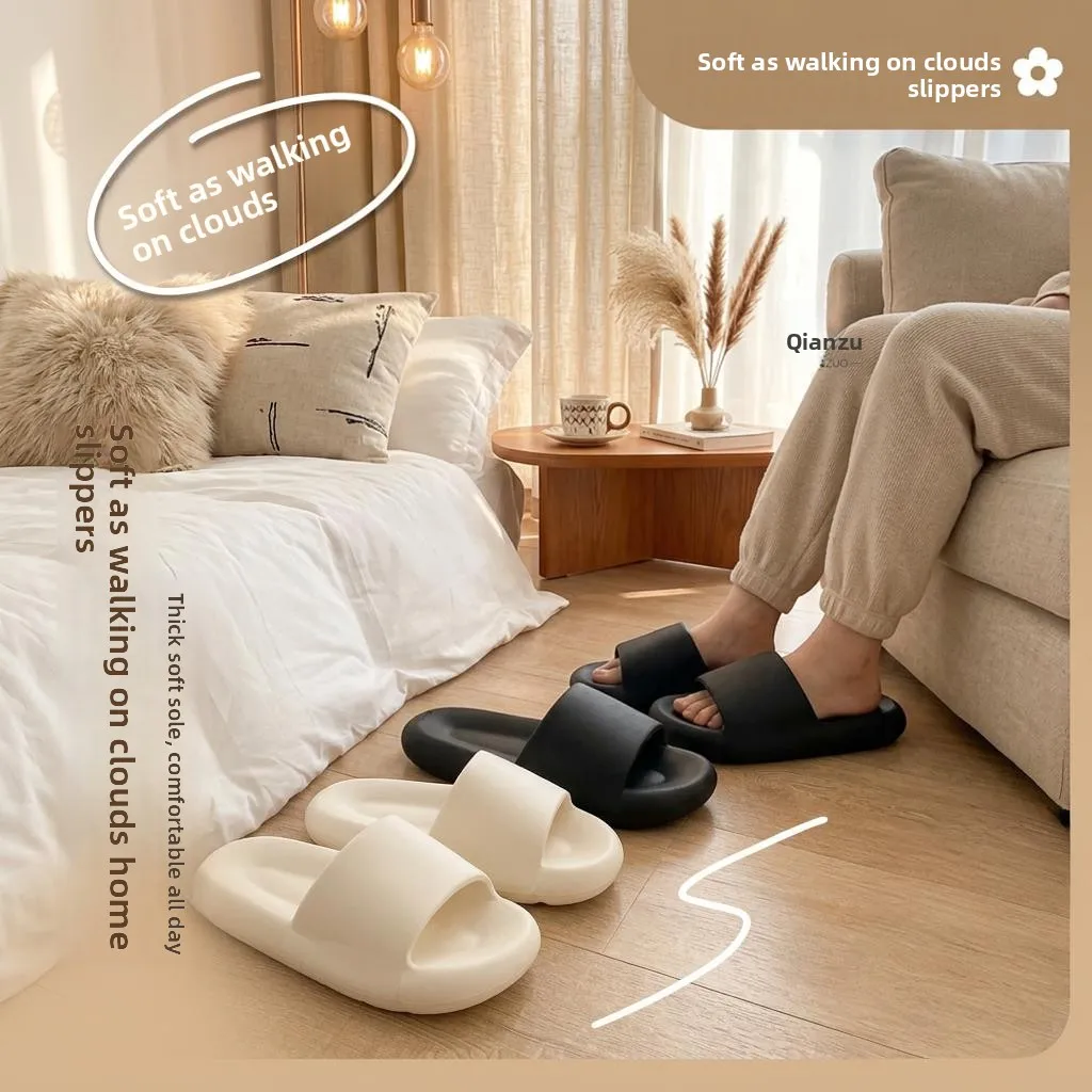 Thick Bottom Slippers for Men And Women Indoor Bathroom Anti-Slip Summer Comfortable Home Use Couple Sandals Lightweight
Thick Bottom Slippers for Men And Women Indoor Bathroom Anti-Slip Summer Comfortable Home Use Couple Sandals Lightweight
