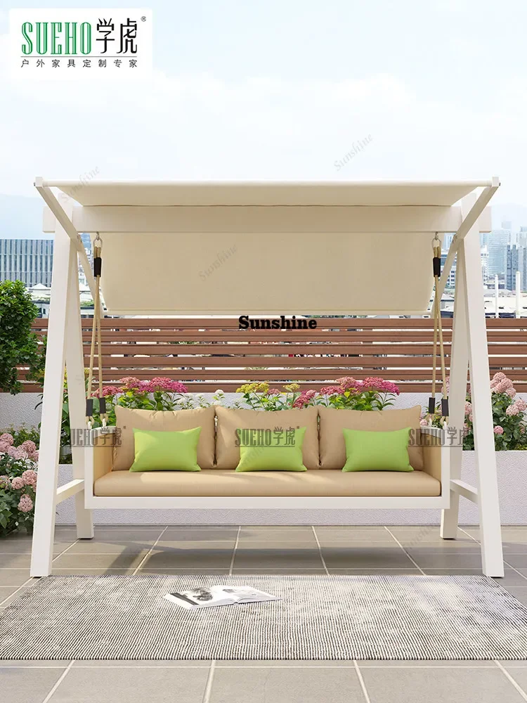 YOutdoor swing rocking chair balcony villa, waterproof, aluminum alloy, courtyard, simple
YOutdoor swing rocking chair balcony villa, waterproof, aluminum alloy, courtyard, simple