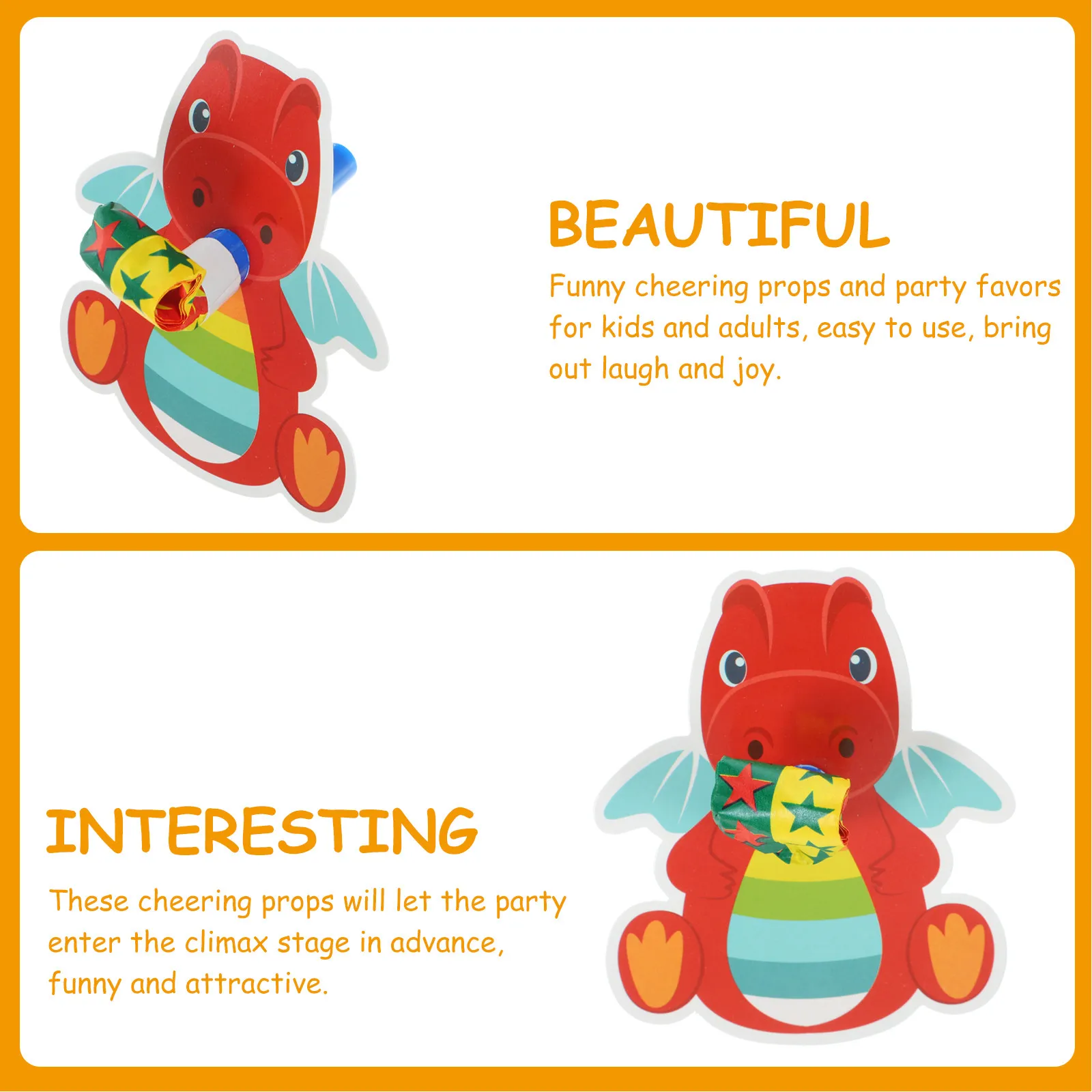 20pcs Dinosaur Whistle Cartoon Party Blowers Noisemakers Musical Blowouts Props Safe Material Fun Celebration
20pcs Dinosaur Whistle Cartoon Party Blowers Noisemakers Musical Blowouts Props Safe Material Fun Celebration