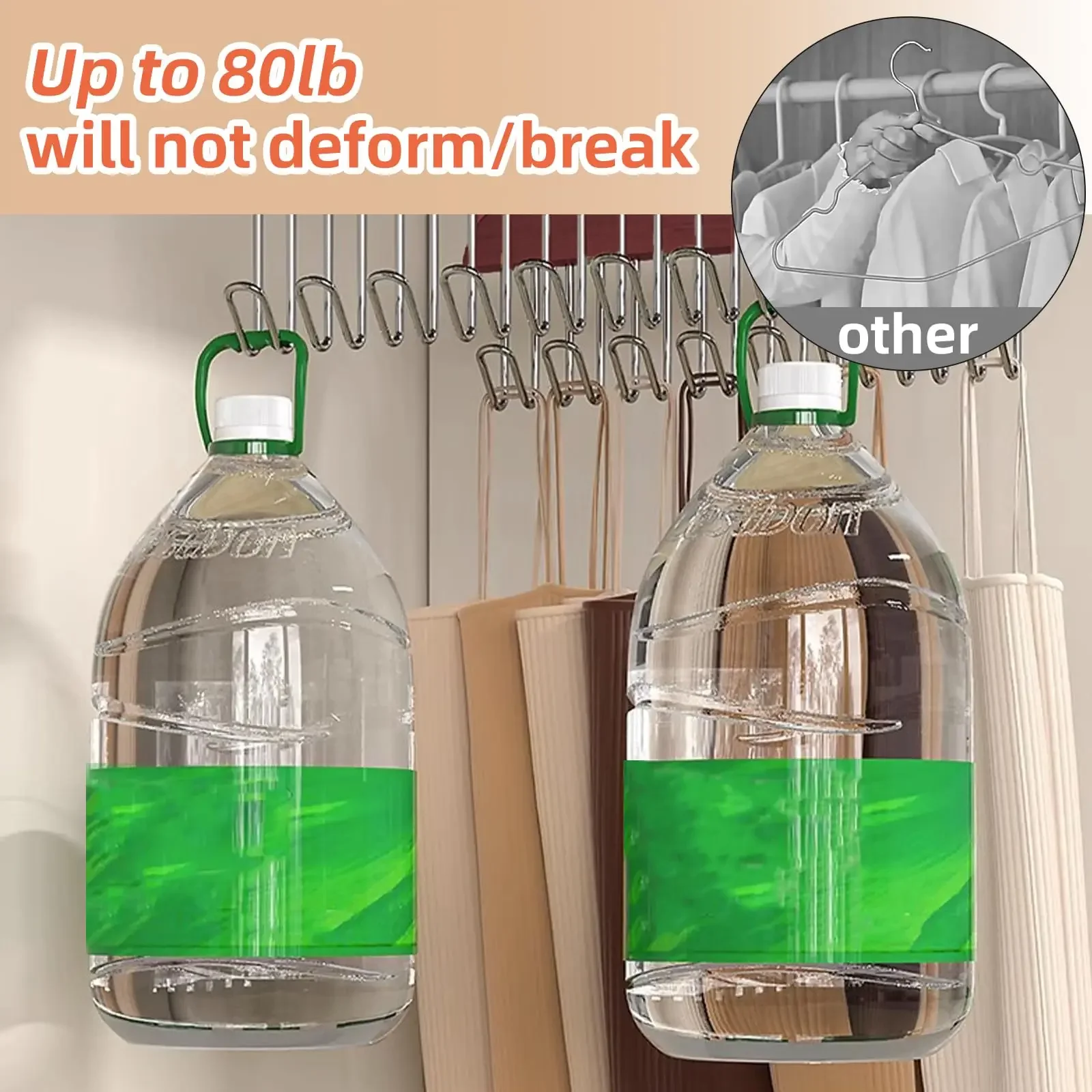 Многофункциональная вращающаяся вешалка с 8 антискользящими крючками для организации пространства на кухне, в ванной, гараже, настенное крепление, экономия места
Многофункциональная вращающаяся вешалка с 8 антискользящими крючками для организации пространства на кухне, в ванной, гараже, настенное крепление, экономия места