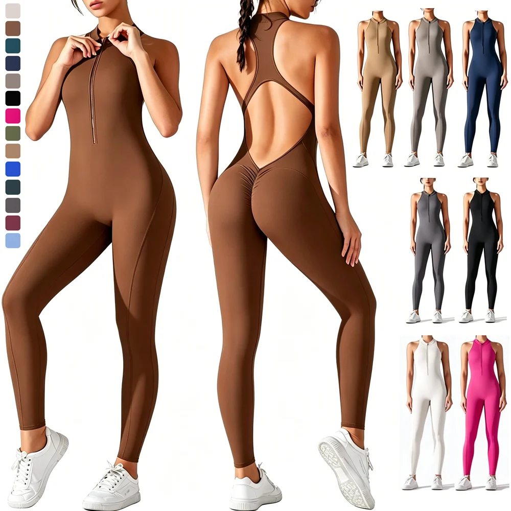 Fitness Women Yoga Jumpsuits High Elastic Workout Bodysuits Hidden Scrunch Yoga Apparel Lift Butt Ladies Gym Sportswear
Fitness Women Yoga Jumpsuits High Elastic Workout Bodysuits Hidden Scrunch Yoga Apparel Lift Butt Ladies Gym Sportswear