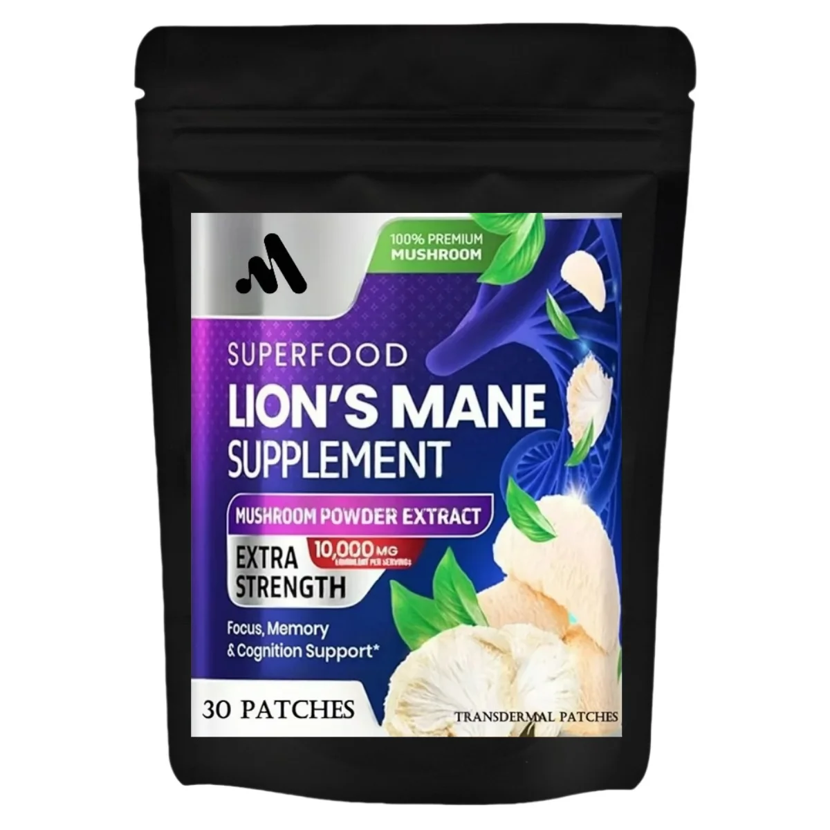 30 Patches Lions Mane Mushroom Transdermal Patches Promotes Mental Clarity, Focus, and Memory Immune Health Supportealth Support
30 Patches Lions Mane Mushroom Transdermal Patches Promotes Mental Clarity, Focus, and Memory Immune Health Supportealth Support