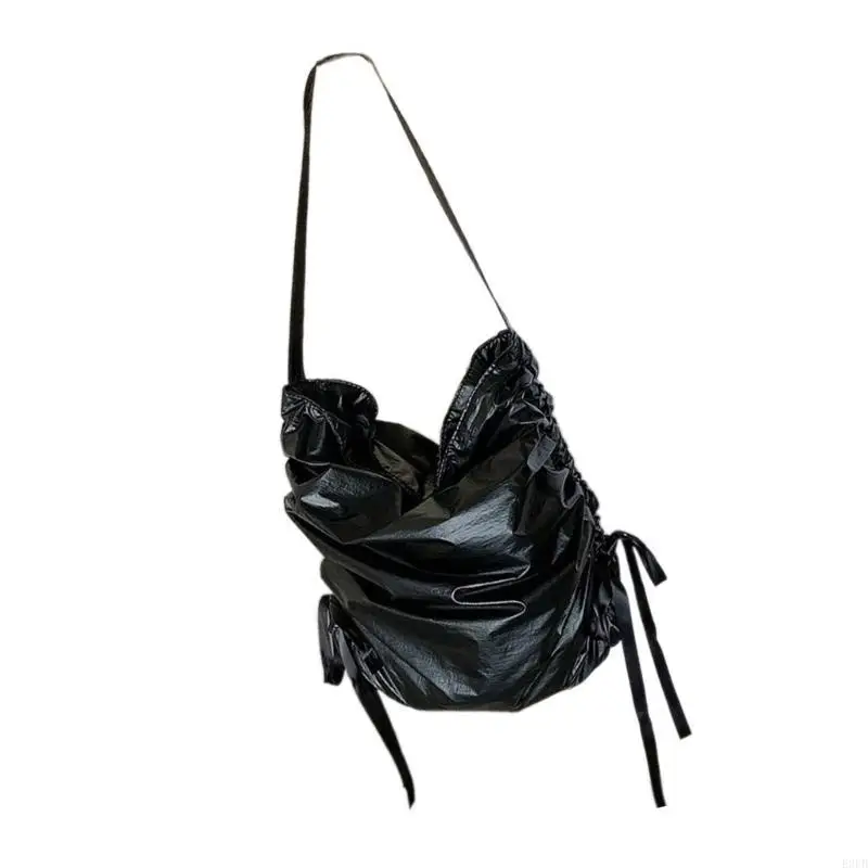 Женская сумка на плечо, модная нейлоновая сумка для подмышек, плиссированная со стороны шнурка, однотонная сумка с рюшами для
Женская сумка на плечо, модная нейлоновая сумка для подмышек, плиссированная со стороны шнурка, однотонная сумка с рюшами для