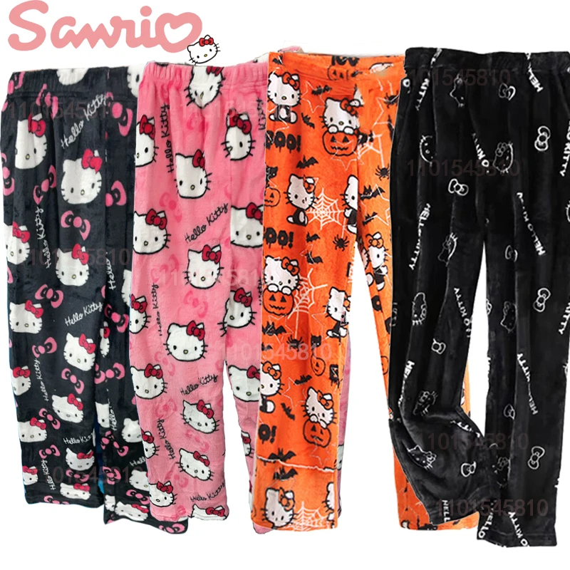 Sanrio Hello Kitty Flannel Pajamas Women Comfortable Warm Home Pants Girl Autumn Winter Thickening Plushing Fashion Trousers
Sanrio Hello Kitty Flannel Pajamas Women Comfortable Warm Home Pants Girl Autumn Winter Thickening Plushing Fashion Trousers