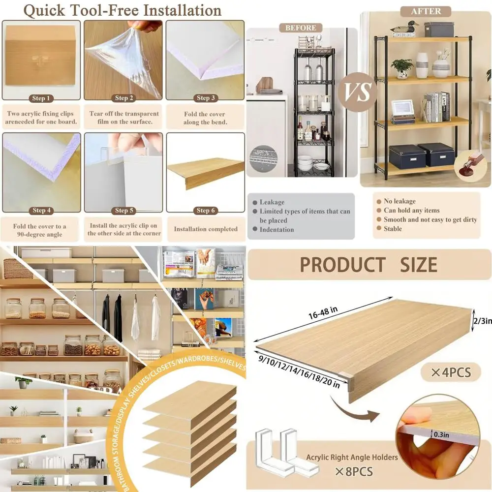 Подкладка для полки для кухонного шкафа, неклеящиеся чехлы для проволочных полок, легко разрезаемые, утолщенные для кладовых, шкафов, книжного шкафа, полки для гардероба
Подкладка для полки для кухонного шкафа, неклеящиеся чехлы для проволочных полок, легко разрезаемые, утолщенные для кладовых, шкафов, книжного шкафа, полки для гардероба