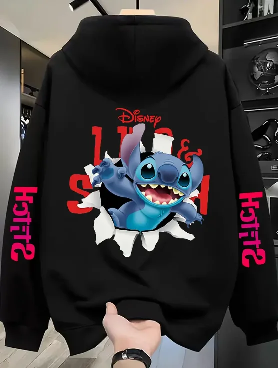Женская толстовка с капюшоном Disney Stitch Ripped, свободная куртка в корейском стиле, ретро и модный уличный стиль, осенне-зимний топ
Женская толстовка с капюшоном Disney Stitch Ripped, свободная куртка в корейском стиле, ретро и модный уличный стиль, осенне-зимний топ