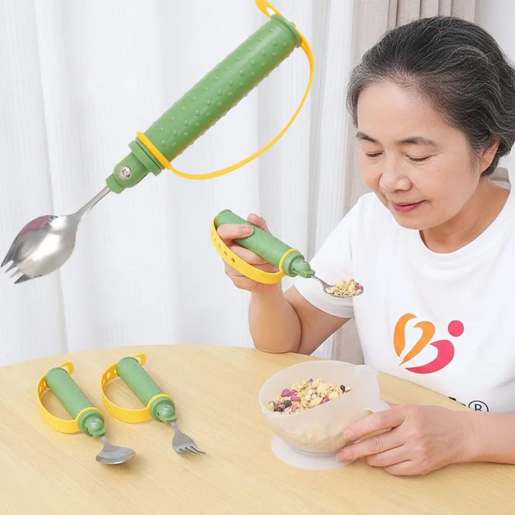 Weighted Spoon Fork Knife Set for Elderly with Tremor Parkinson Anti Shake Eating Aid for Disability Rehabilitation Essential
Weighted Spoon Fork Knife Set for Elderly with Tremor Parkinson Anti Shake Eating Aid for Disability Rehabilitation Essential
