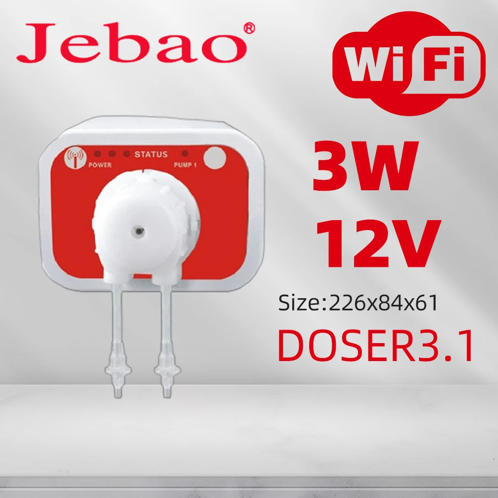 Jebao Jecod doser-3.1 Automatic Marine Reef Dosing Pump - Supports WiFi Control, 12V Voltage (3W), Suitable for Aquariums.
Jebao Jecod doser-3.1 Automatic Marine Reef Dosing Pump - Supports WiFi Control, 12V Voltage (3W), Suitable for Aquariums.
