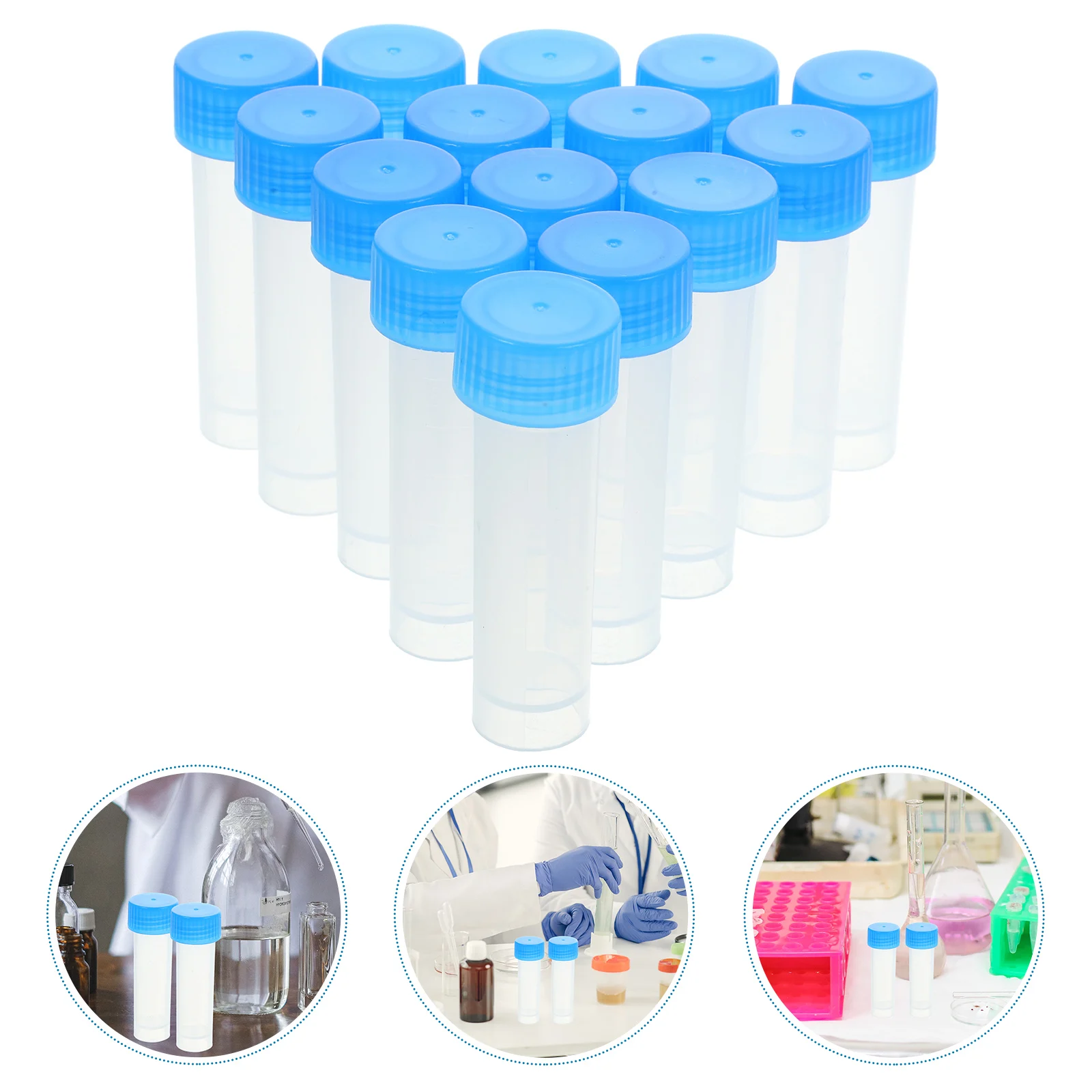 40 Pcs Cryovial Clear Tubes Freezing Scientific Test Science with Lids Plastic Small Sample 
40 Pcs Cryovial Clear Tubes Freezing Scientific Test Science with Lids Plastic Small Sample