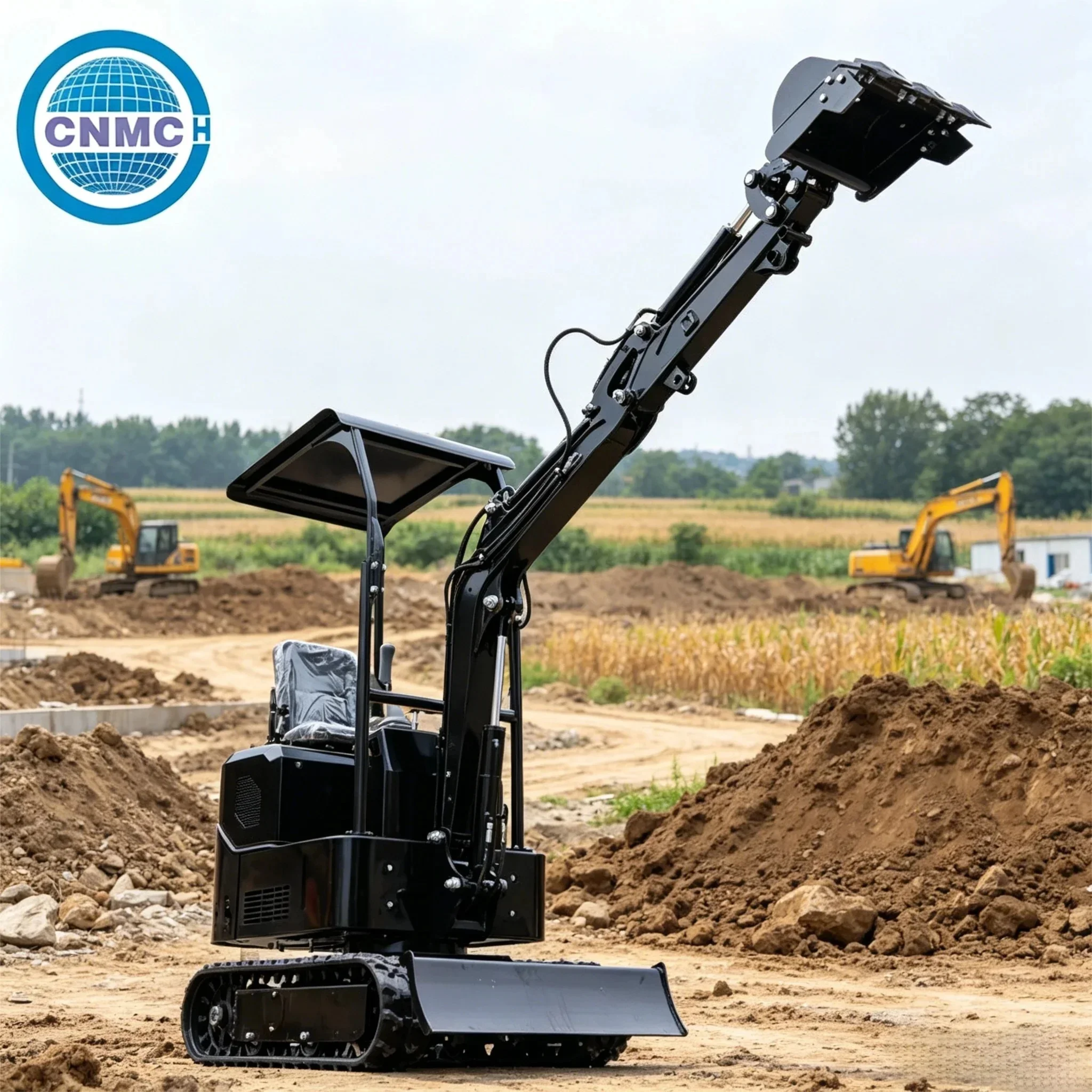 CNMC 1 Ton Mini Excavator Digger Small Crawler Excavator Compact Multifunctional Customizable CE EPA Certification Farm Use
CNMC 1 Ton Mini Excavator Digger Small Crawler Excavator Compact Multifunctional Customizable CE EPA Certification Farm Use