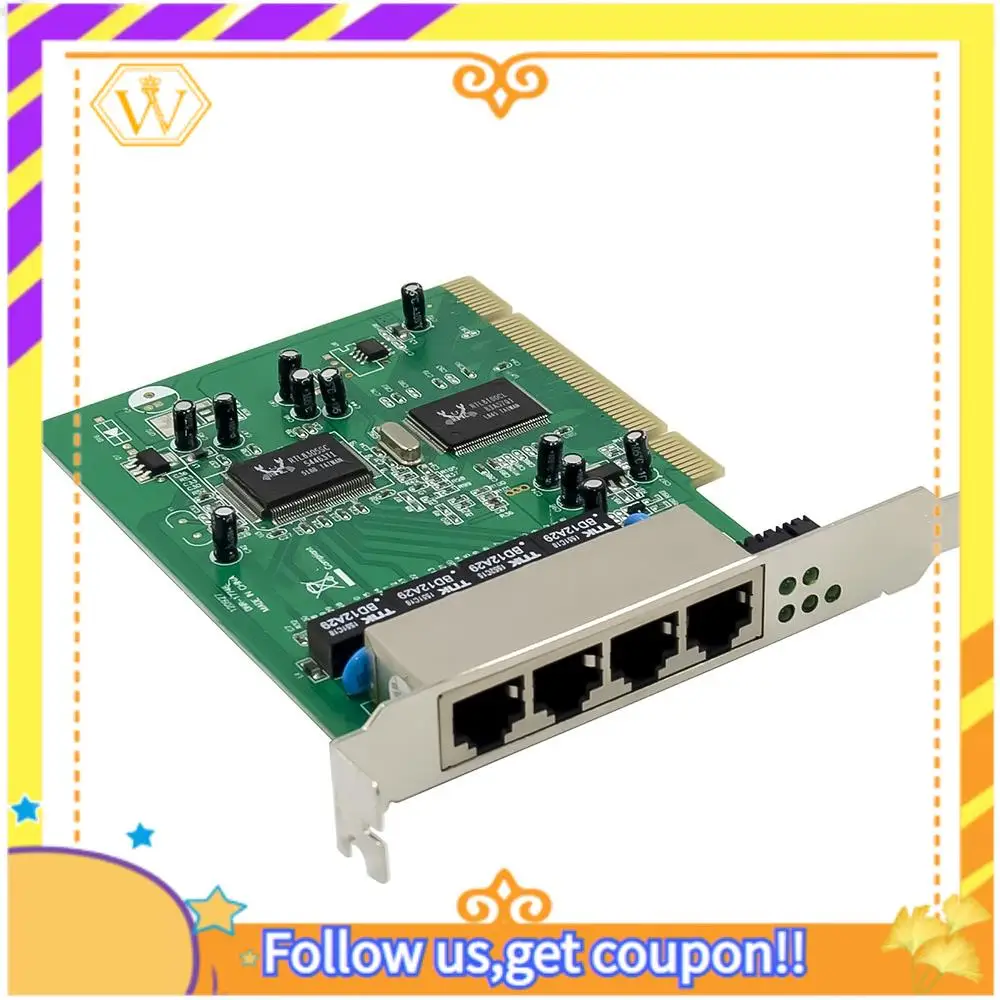 Latest-Fast Ethernet Switch 100Mbps Switch Board PCIE 4 Port RJ45 Network Switch RTL8305+8100CL Chipset For Desktop PC
Latest-Fast Ethernet Switch 100Mbps Switch Board PCIE 4 Port RJ45 Network Switch RTL8305+8100CL Chipset For Desktop PC