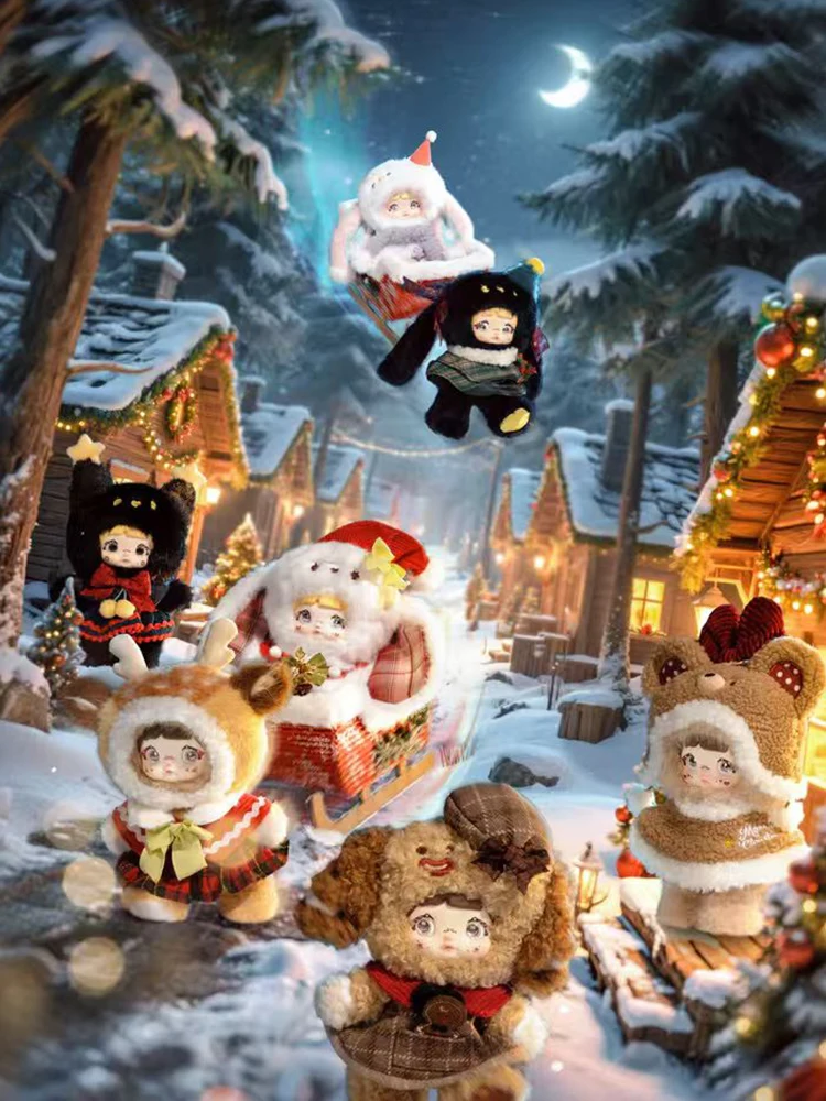 Оригинальная плюшевая кукла Nommi Magic Christmas Eve Blind Box, натуральная милая сумка, подвеска, загадочный подарок, модная игрушка на день рождения для подруги
Оригинальная плюшевая кукла Nommi Magic Christmas Eve Blind Box, натуральная милая сумка, подвеска, загадочный подарок, модная игрушка на день рождения для подруги