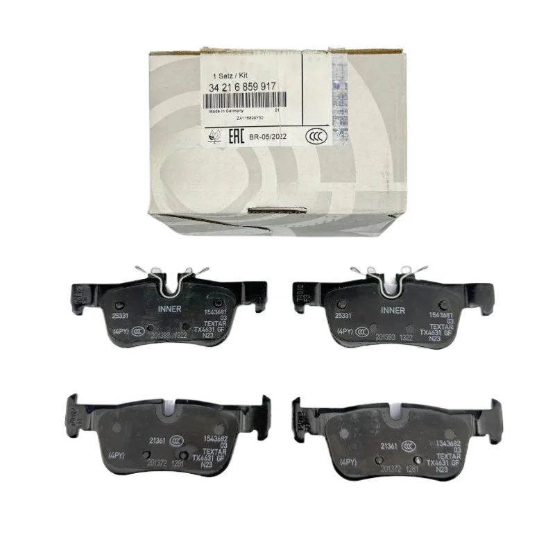34216859917 34206885547 34201543683 34216860403 Asbestos-free Brake Pads For BMW MINI F56 BEV 1 Series F52 2 Series High Quality
34216859917 34206885547 34201543683 34216860403 Asbestos-free Brake Pads For BMW MINI F56 BEV 1 Series F52 2 Series High Quality
