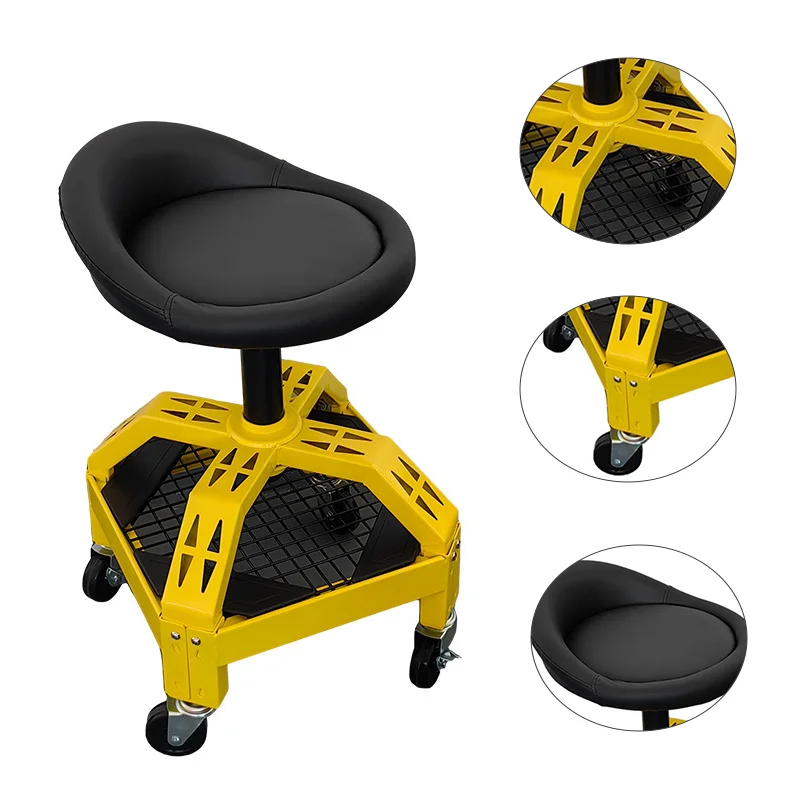 Механический табурет на колесиках с подносом для инструментов, регулируемый поворотный гаражный табурет для мастерской, авторемонта
Механический табурет на колесиках с подносом для инструментов, регулируемый поворотный гаражный табурет для мастерской, авторемонта