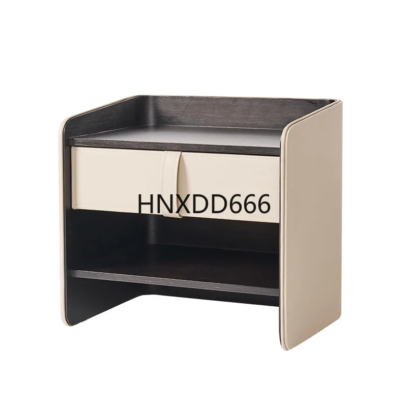 Leather bedside table simple modern bedroom light luxury creative bedside table
Leather bedside table simple modern bedroom light luxury creative bedside table