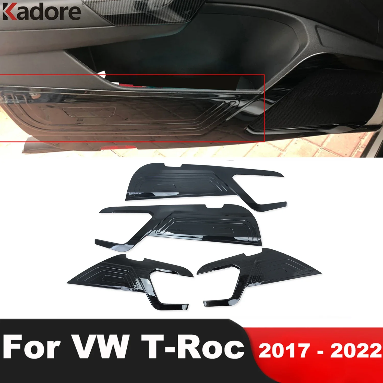 Внутренняя дверь автомобиля, защитная пластина, накладка, накладка для Volkswagen VW T-Roc TROC 2017-2021 2022, стальные аксессуары для интерьера
Внутренняя дверь автомобиля, защитная пластина, накладка, накладка для Volkswagen VW T-Roc TROC 2017-2021 2022, стальные аксессуары для интерьера