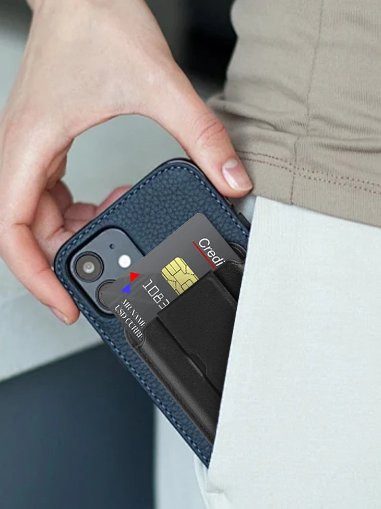 Прочный Магнитный кошелек со скрытой подставкой для iPhone 14 13 12 Pro Max с магнитом MagSafe, безопасный держатель для карт, чехол для телефона
Прочный Магнитный кошелек со скрытой подставкой для iPhone 14 13 12 Pro Max с магнитом MagSafe, безопасный держатель для карт, чехол для телефона