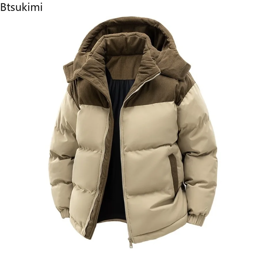 Winter Parkas Men's Hooded Down Cotton Jackets Thickened Warm Windbreaker Cotton-padded Coats Outdoor Casual Cool-proof Jackets
Winter Parkas Men's Hooded Down Cotton Jackets Thickened Warm Windbreaker Cotton-padded Coats Outdoor Casual Cool-proof Jackets