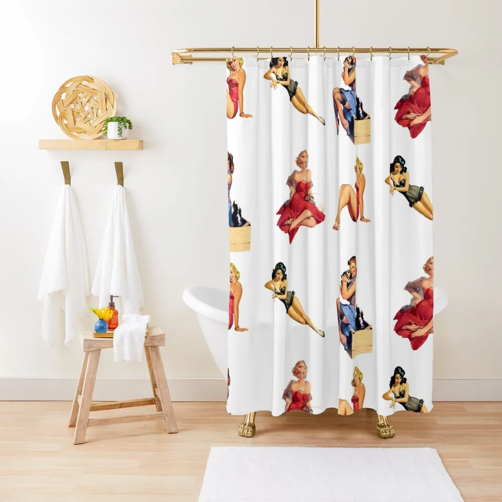 Pin up Girl Sticker Pack Shower Curtain Bathroom Accessory Modern Bathroom Accessories For Bathroom Shower For Bathrooms Curtain
Pin up Girl Sticker Pack Shower Curtain Bathroom Accessory Modern Bathroom Accessories For Bathroom Shower For Bathrooms Curtain