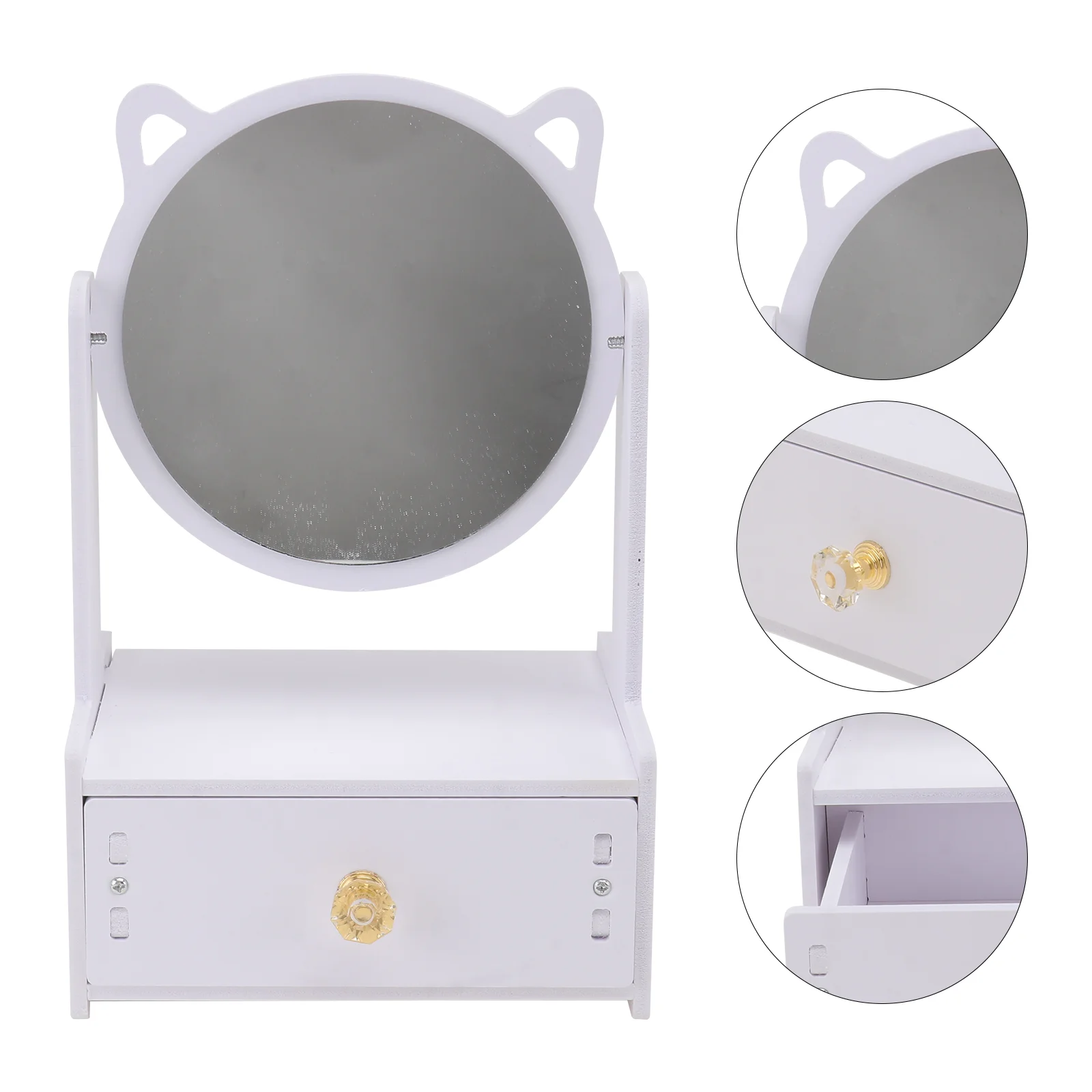 Vanity Mirror Storage Box Standing Jewelry Smart Lights for Makeup Desk Desktop
Vanity Mirror Storage Box Standing Jewelry Smart Lights for Makeup Desk Desktop