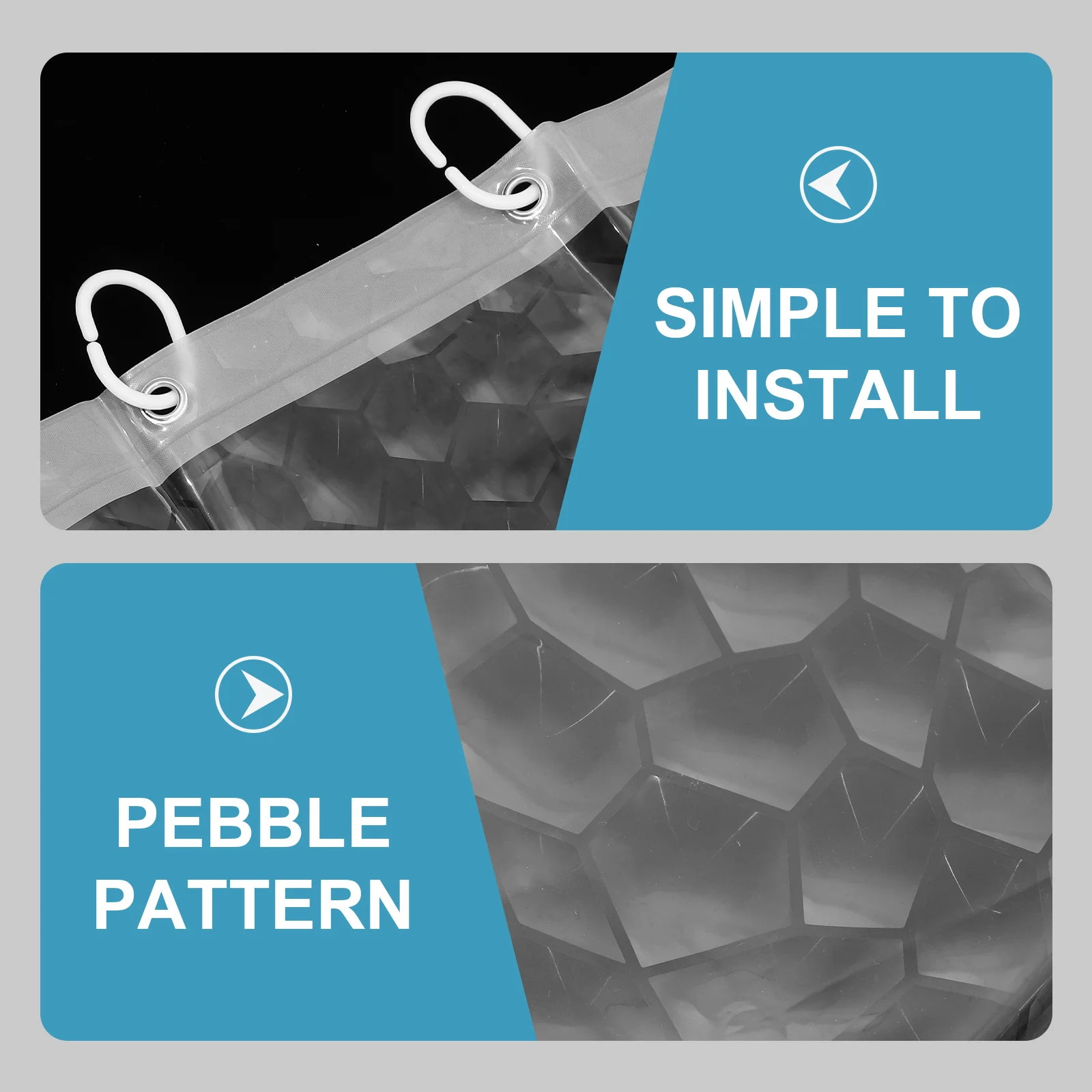 Bath Curtain Mosaic Design Waterproof Shower Curtain For Bathroom Smooth Texture Sturdy Home Use Decor
Bath Curtain Mosaic Design Waterproof Shower Curtain For Bathroom Smooth Texture Sturdy Home Use Decor