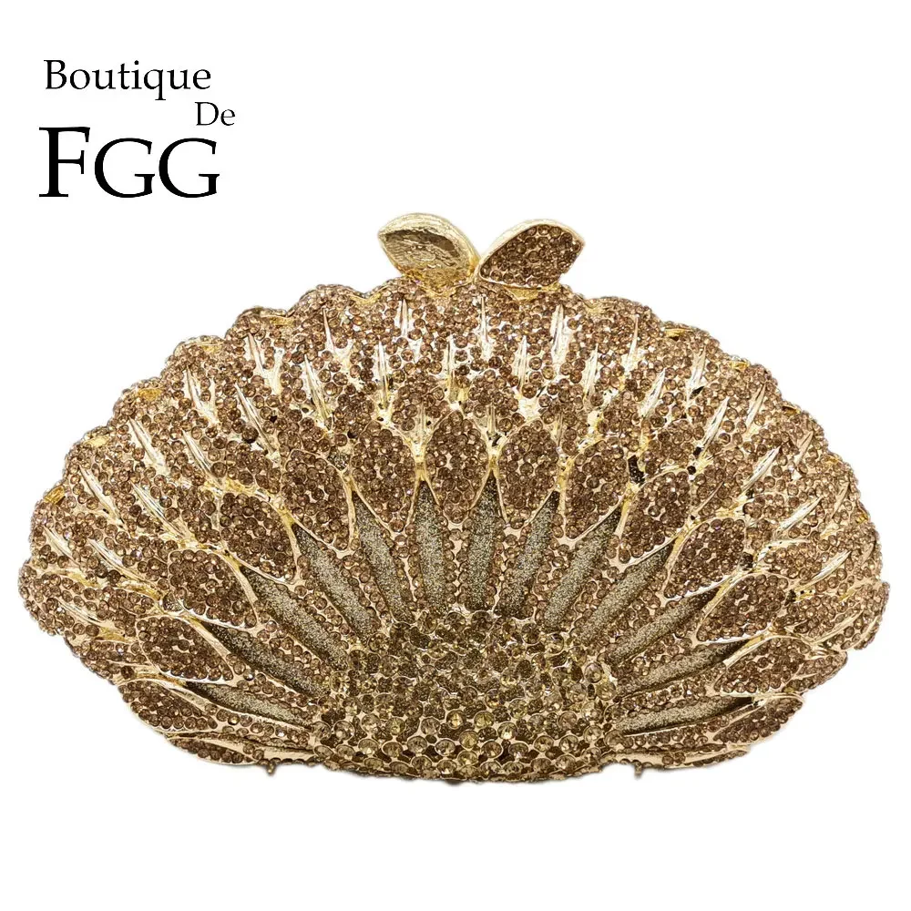 Boutique De FGG Women Peacock Crystal Clutch Evening Bags Bridal Party Cocktail Rhinestone Handbags and Purses
Boutique De FGG Women Peacock Crystal Clutch Evening Bags Bridal Party Cocktail Rhinestone Handbags and Purses