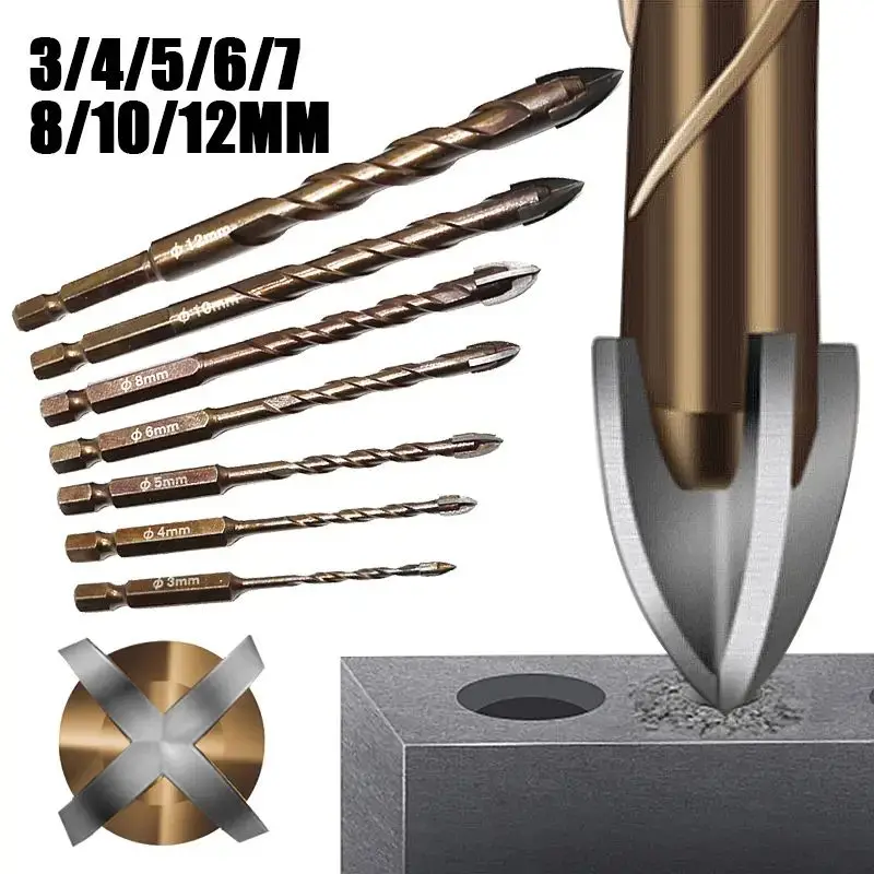 1pc 3-12mm Drill Bits Cross Tungsten Carbide Ceramic Tile Drill Bits for Porcelain Ceramic Tile/Concrete/Glass Drilling Tools
1pc 3-12mm Drill Bits Cross Tungsten Carbide Ceramic Tile Drill Bits for Porcelain Ceramic Tile/Concrete/Glass Drilling Tools