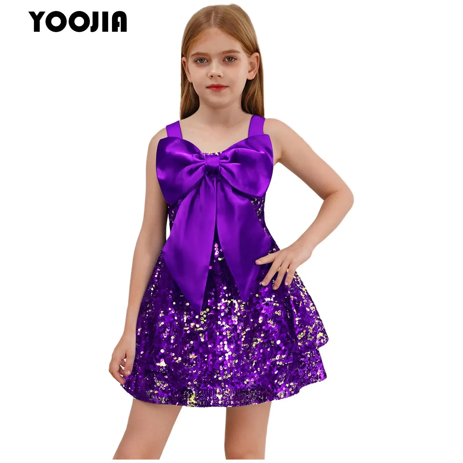 Summer Sequin Tuxedo Wedding Dress for Kids Girls Sleeveless Bowknot High Waist Party Dress Flower Girl Birthday Princess Dress
Summer Sequin Tuxedo Wedding Dress for Kids Girls Sleeveless Bowknot High Waist Party Dress Flower Girl Birthday Princess Dress