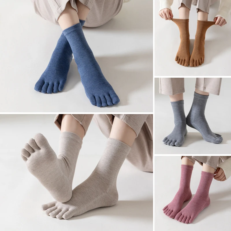 Woman Girl Yoga Five Finger Socks Short Compression Cotton Solid Elastic Non-Slip Middle Tube Pilates Fitness Sport Toe Socks
Woman Girl Yoga Five Finger Socks Short Compression Cotton Solid Elastic Non-Slip Middle Tube Pilates Fitness Sport Toe Socks