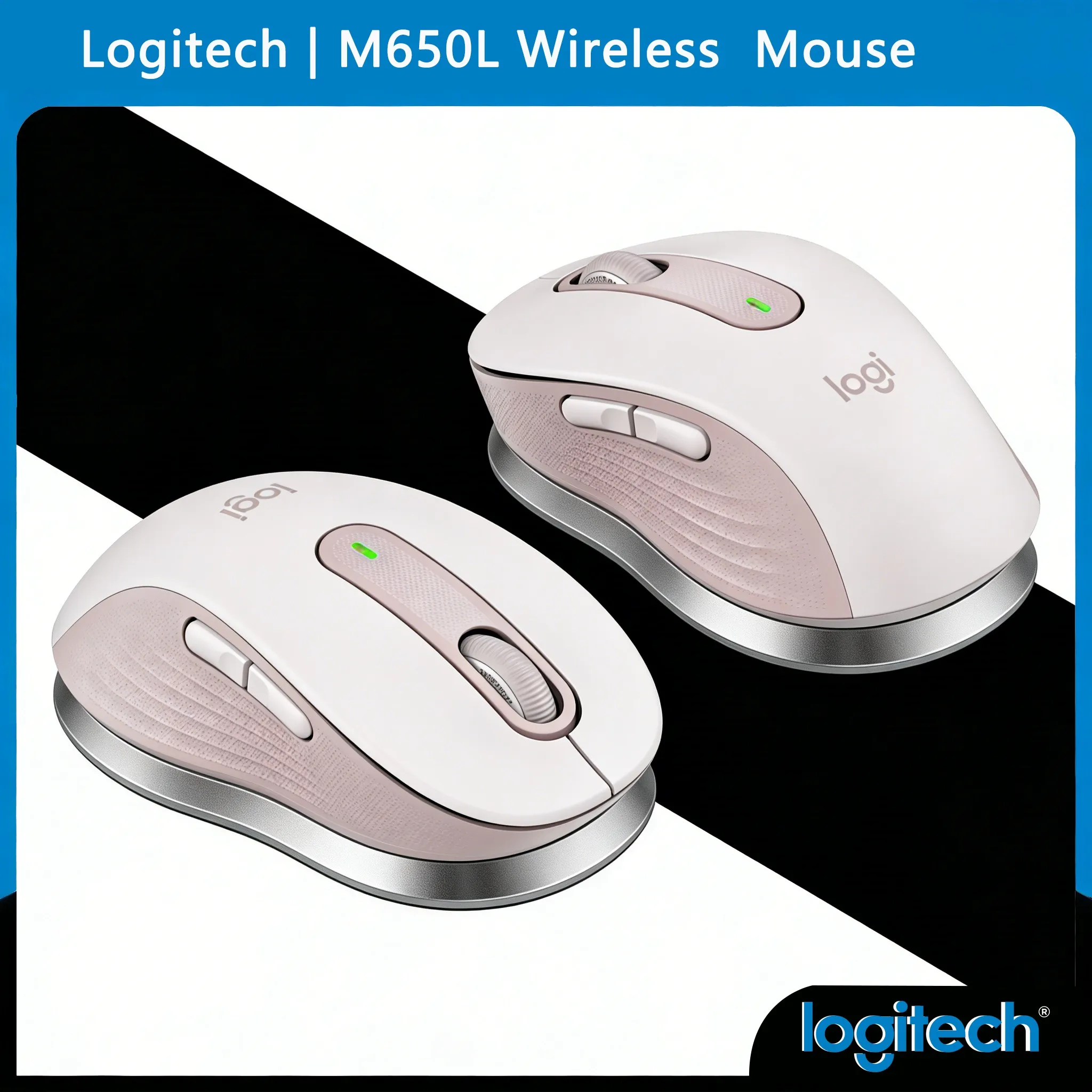 Logitech M650/M650L Large Hand Dorm Mouse - Best for Big Hand Dorm Users