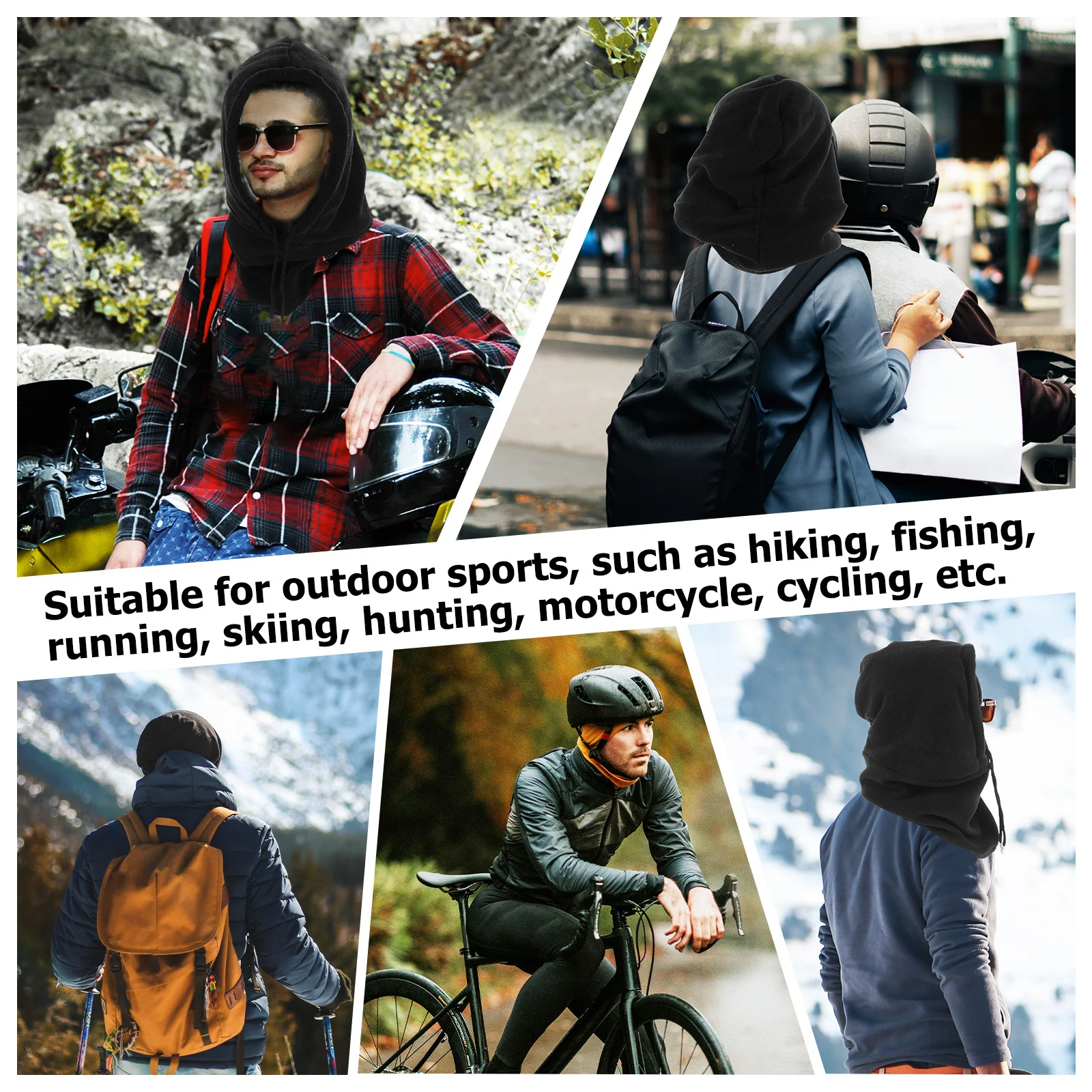 Windproof Facial Mask Motorcycle Head Cover Small Light Outdoor Neck Cover Warm Facial Guard for Cycling Running Hiking Skiing
Windproof Facial Mask Motorcycle Head Cover Small Light Outdoor Neck Cover Warm Facial Guard for Cycling Running Hiking Skiing
