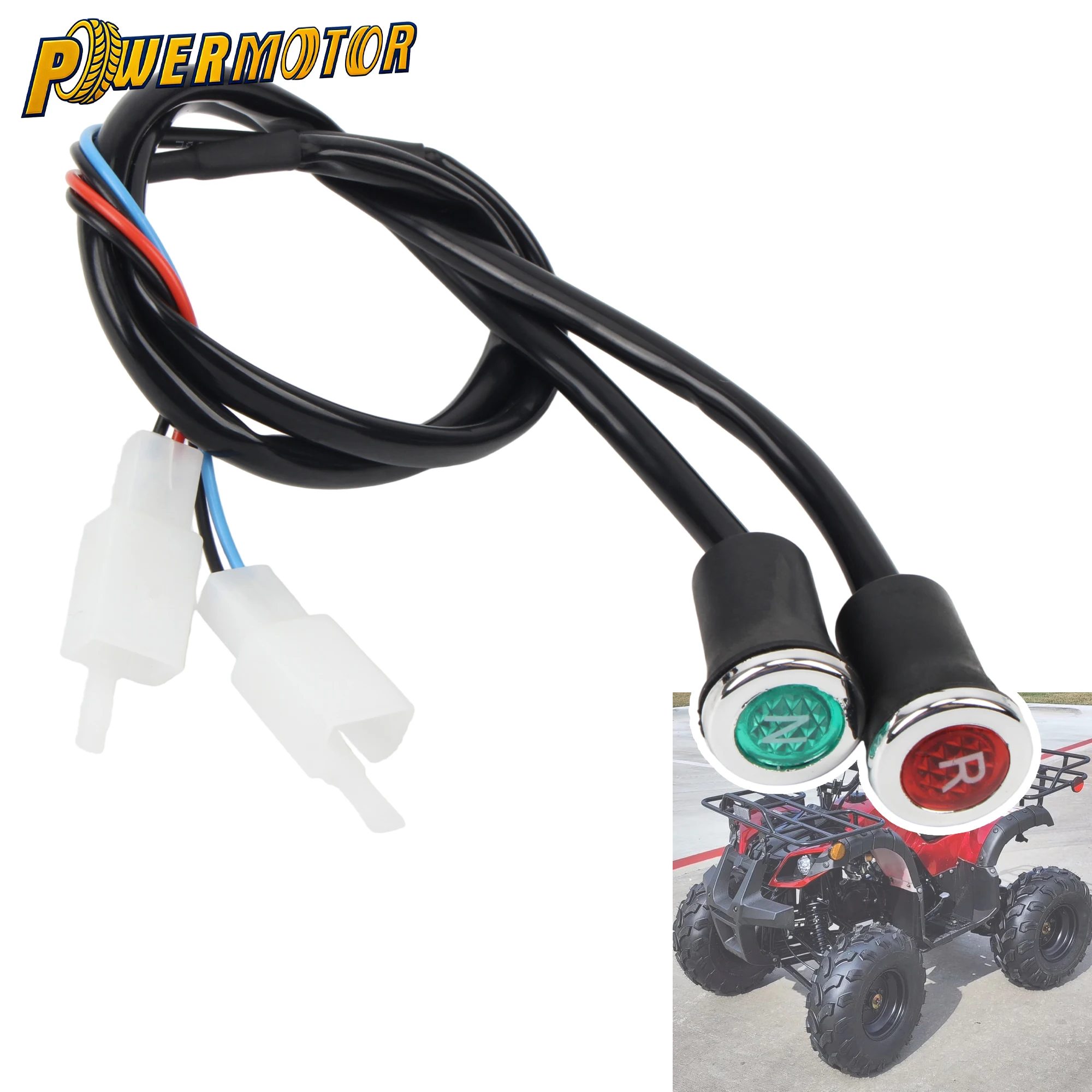 ATV Quad 12V Reverse Neutral LED Indicator Light Set Gear Position Indicator Lamp Motorcycle Four Wheel Go Karts Universal Parts
ATV Quad 12V Reverse Neutral LED Indicator Light Set Gear Position Indicator Lamp Motorcycle Four Wheel Go Karts Universal Parts