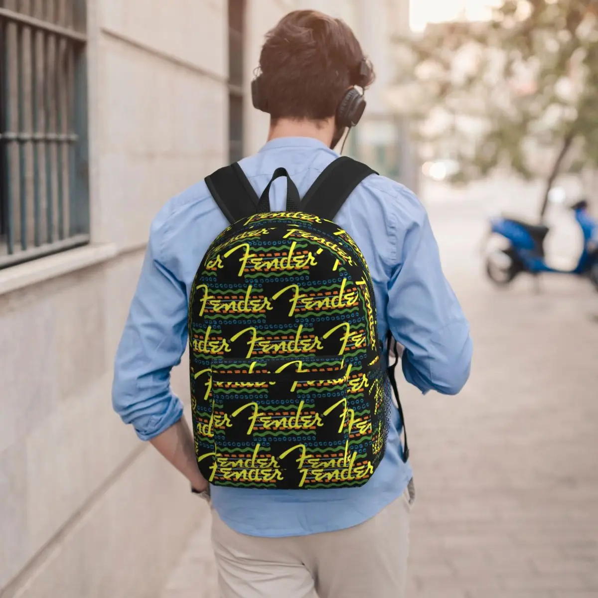 90s Music Company Fender Guitar Jazz Backpack Boys Girls BookBag Kids School Bag Laptop Shoulder Bags for Men Women
90s Music Company Fender Guitar Jazz Backpack Boys Girls BookBag Kids School Bag Laptop Shoulder Bags for Men Women
