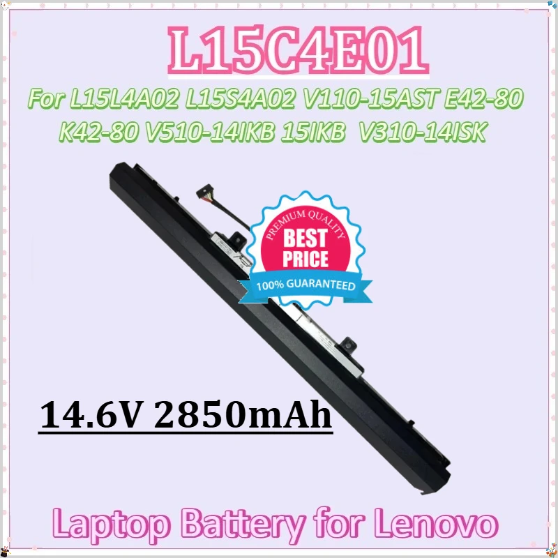 Аккумулятор для ноутбука Lenovo L15L4A02 L15S4A02 V110-15AST V310-14ISK V510-14IKB 15IKB E42-80 K42-80 L15C4E01 L15C4A02 14,6 В 2850 мАч
Аккумулятор для ноутбука Lenovo L15L4A02 L15S4A02 V110-15AST V310-14ISK V510-14IKB 15IKB E42-80 K42-80 L15C4E01 L15C4A02 14,6 В 2850 мАч