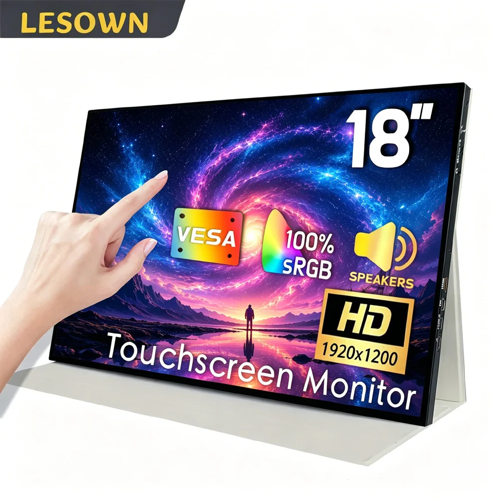 LESOWN 18 Inch 2K Touchscreen Portable Monitor 120Hz Driver-free External Screen for Laptop
LESOWN 18 Inch 2K Touchscreen Portable Monitor 120Hz Driver-free External Screen for Laptop