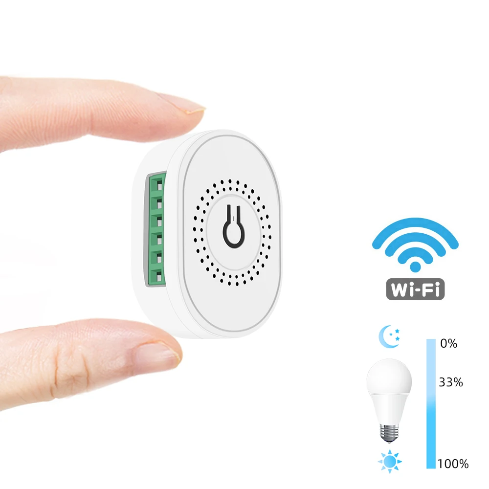 DIY Mini WiFi Smart LED Dimmer Switch Light Module App Remote Control 220V Wall Lamp on Off
DIY Mini WiFi Smart LED Dimmer Switch Light Module App Remote Control 220V Wall Lamp on Off