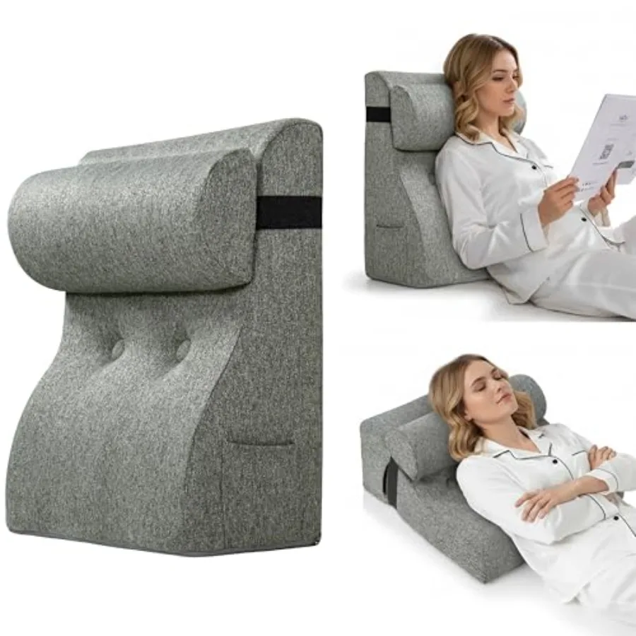 Подушка для чтения для сидения, подушка для спины для взрослых, подушка для поддержки спины для дивана, пенопластовая подушка-валик для шеи, серая, 20 * 9 *
Подушка для чтения для сидения, подушка для спины для взрослых, подушка для поддержки спины для дивана, пенопластовая подушка-валик для шеи, серая, 20 * 9 *