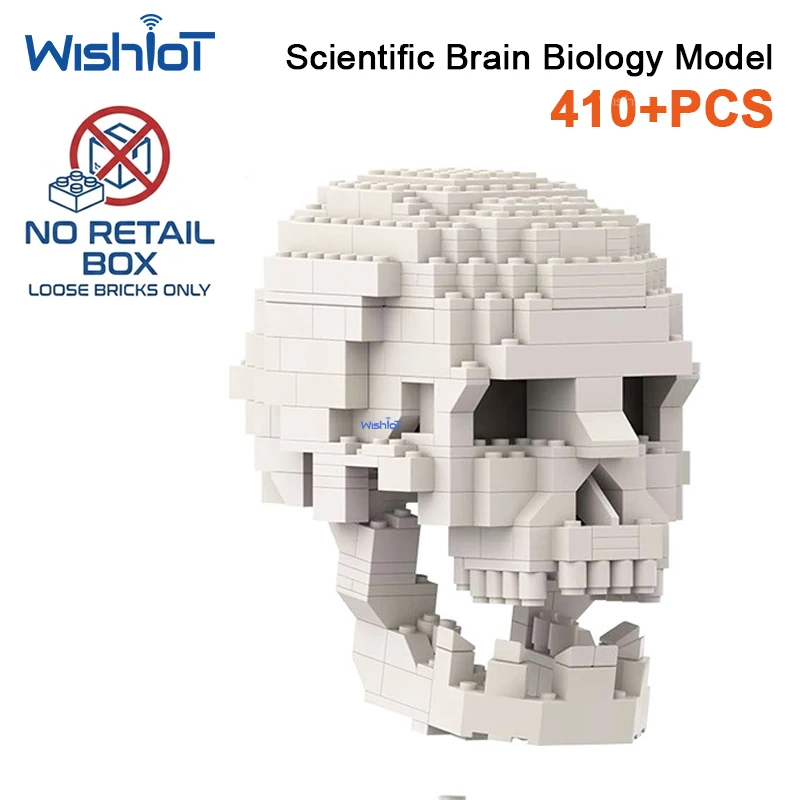 MOC 41161 Human Skull Brain Building Blocks Scientific Simulation Terror Skeleton Enlighten Educational Toy Children Gifts
MOC 41161 Human Skull Brain Building Blocks Scientific Simulation Terror Skeleton Enlighten Educational Toy Children Gifts