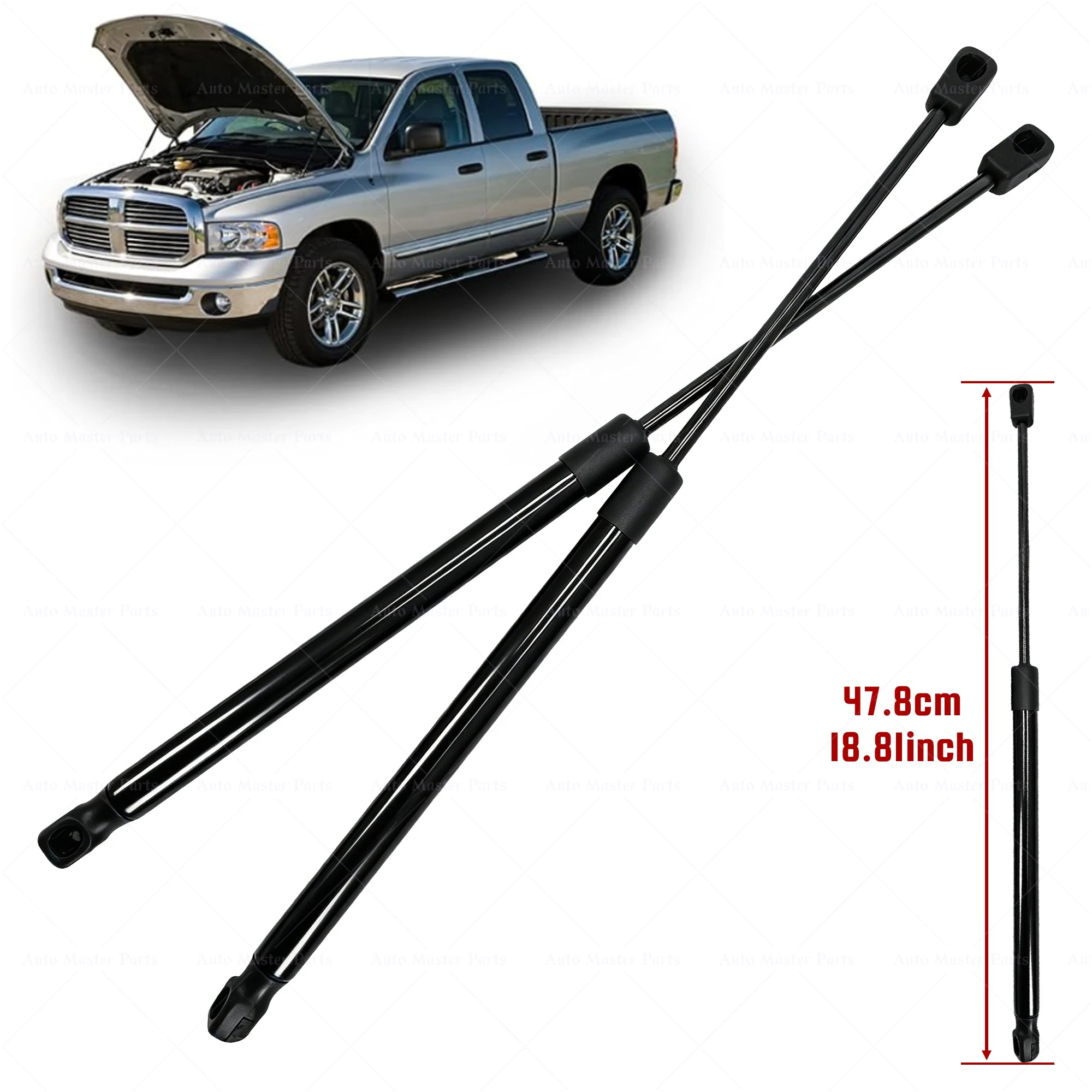 2PCS Front Hood Lift Support Bonnet Gas Struts Shock For Dodge Ram 1500 2500 2008 2009 2010 2011 2012 2013 2014 2015 2016-2022
2PCS Front Hood Lift Support Bonnet Gas Struts Shock For Dodge Ram 1500 2500 2008 2009 2010 2011 2012 2013 2014 2015 2016-2022