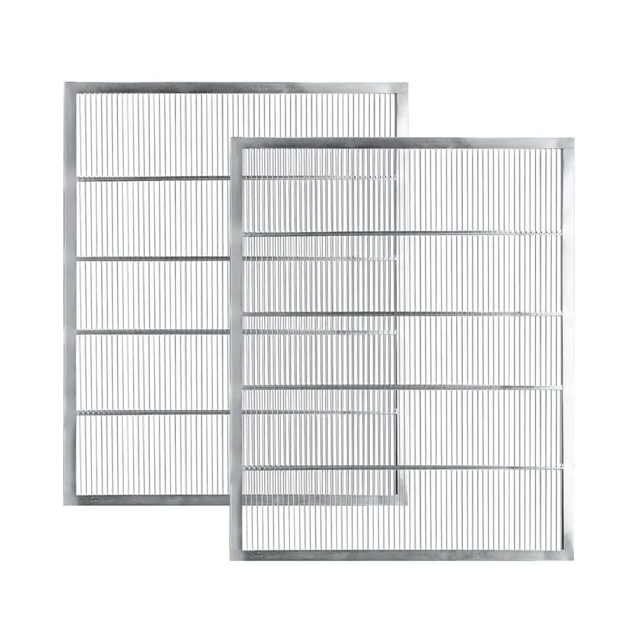 2Pcs Metal Queen Excluder for 10 Frame Beehive Metal Queen Bee Excluder Beekeeping Queen Excluders Beekeeping Tools
2Pcs Metal Queen Excluder for 10 Frame Beehive Metal Queen Bee Excluder Beekeeping Queen Excluders Beekeeping Tools