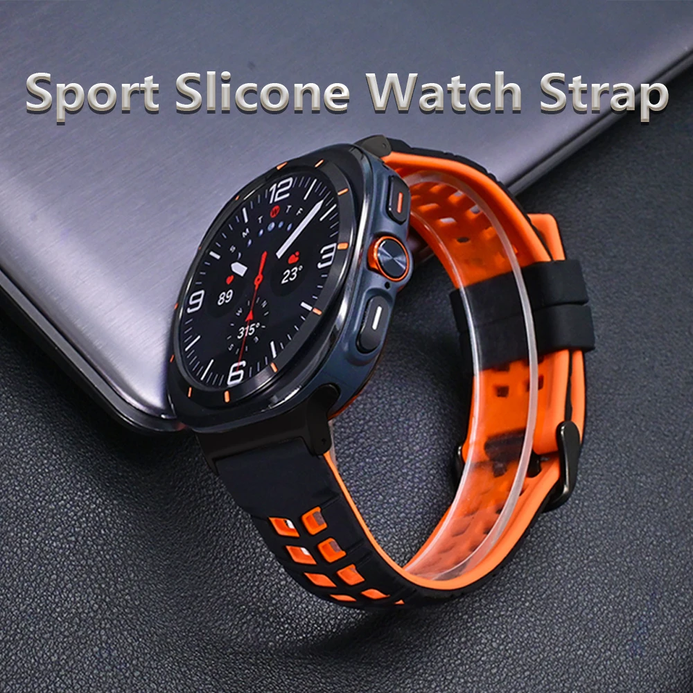 Спортивный силиконовый ремешок для Samsung Galaxy Ultra Watch 7, 47 мм, дышащий ремешок без зазоров для Samsung Galaxy Ultra7, браслет с мягкой петлей
Спортивный силиконовый ремешок для Samsung Galaxy Ultra Watch 7, 47 мм, дышащий ремешок без зазоров для Samsung Galaxy Ultra7, браслет с мягкой петлей