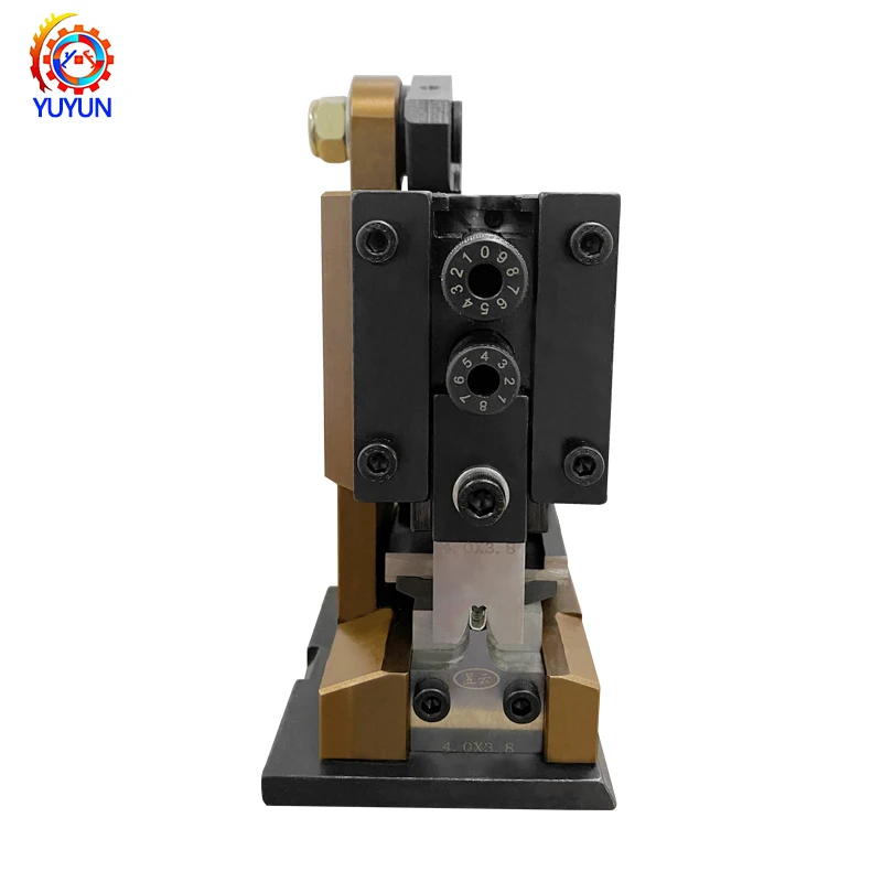 Terminal Applicator Mold Die OTP Mold Horizontal and Vertical Crimping Moulds for Terminal Crimping Machine
Terminal Applicator Mold Die OTP Mold Horizontal and Vertical Crimping Moulds for Terminal Crimping Machine