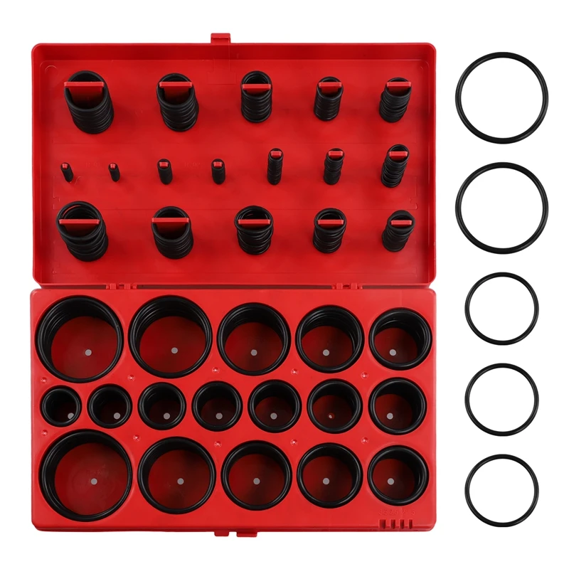 419PCS Set Universal O-Ring Assortment 32 Size Nitrile Rubber Ring Seal Asket For Plumbing Automotive Faucet Repair Part
419PCS Set Universal O-Ring Assortment 32 Size Nitrile Rubber Ring Seal Asket For Plumbing Automotive Faucet Repair Part