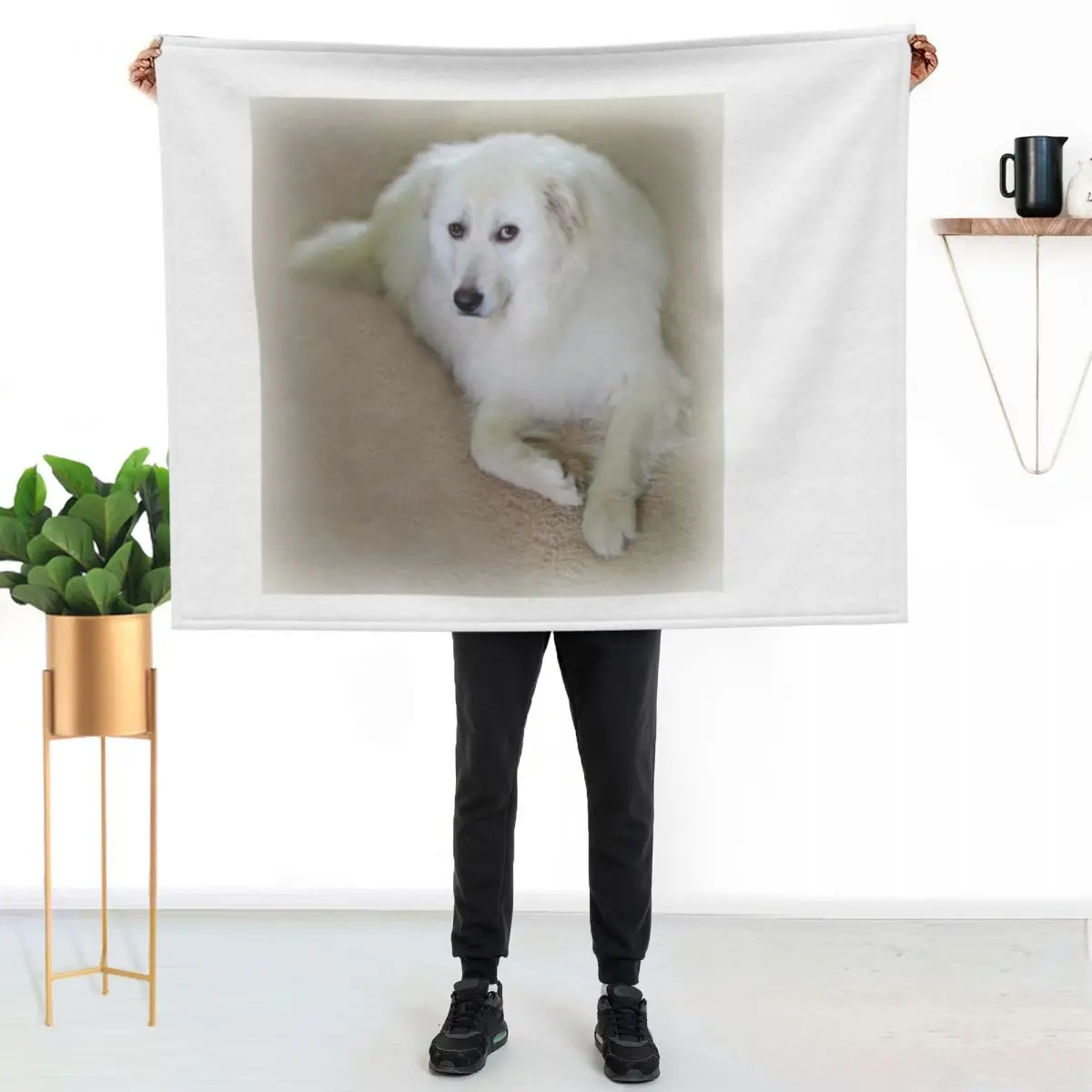Miley My 3 year old Rescue Maremma Sheepdog Throw Blanket Machine Washable Soft Warm Blanket
Miley My 3 year old Rescue Maremma Sheepdog Throw Blanket Machine Washable Soft Warm Blanket