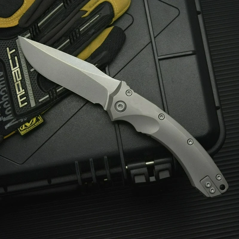 New Amphibious 137RL Manual Titanium Handle Mark M390MK Blade Outdoor Camping Hunting Kitchen Survival EDC Tool Folding Knife
New Amphibious 137RL Manual Titanium Handle Mark M390MK Blade Outdoor Camping Hunting Kitchen Survival EDC Tool Folding Knife