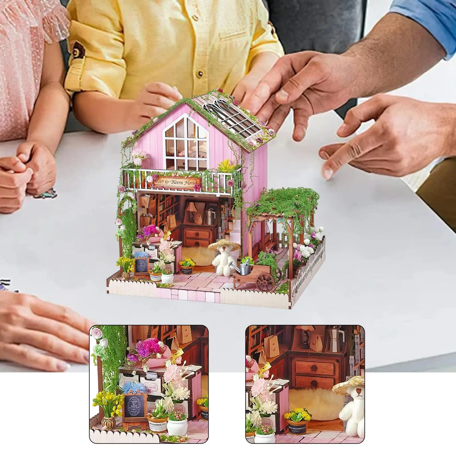 Миниатюрный кукольный домик-конструктор из МДФ, 3D-пазл с LED-подсветкой для девочек, игрушка для игры в кухню
Миниатюрный кукольный домик-конструктор из МДФ, 3D-пазл с LED-подсветкой для девочек, игрушка для игры в кухню