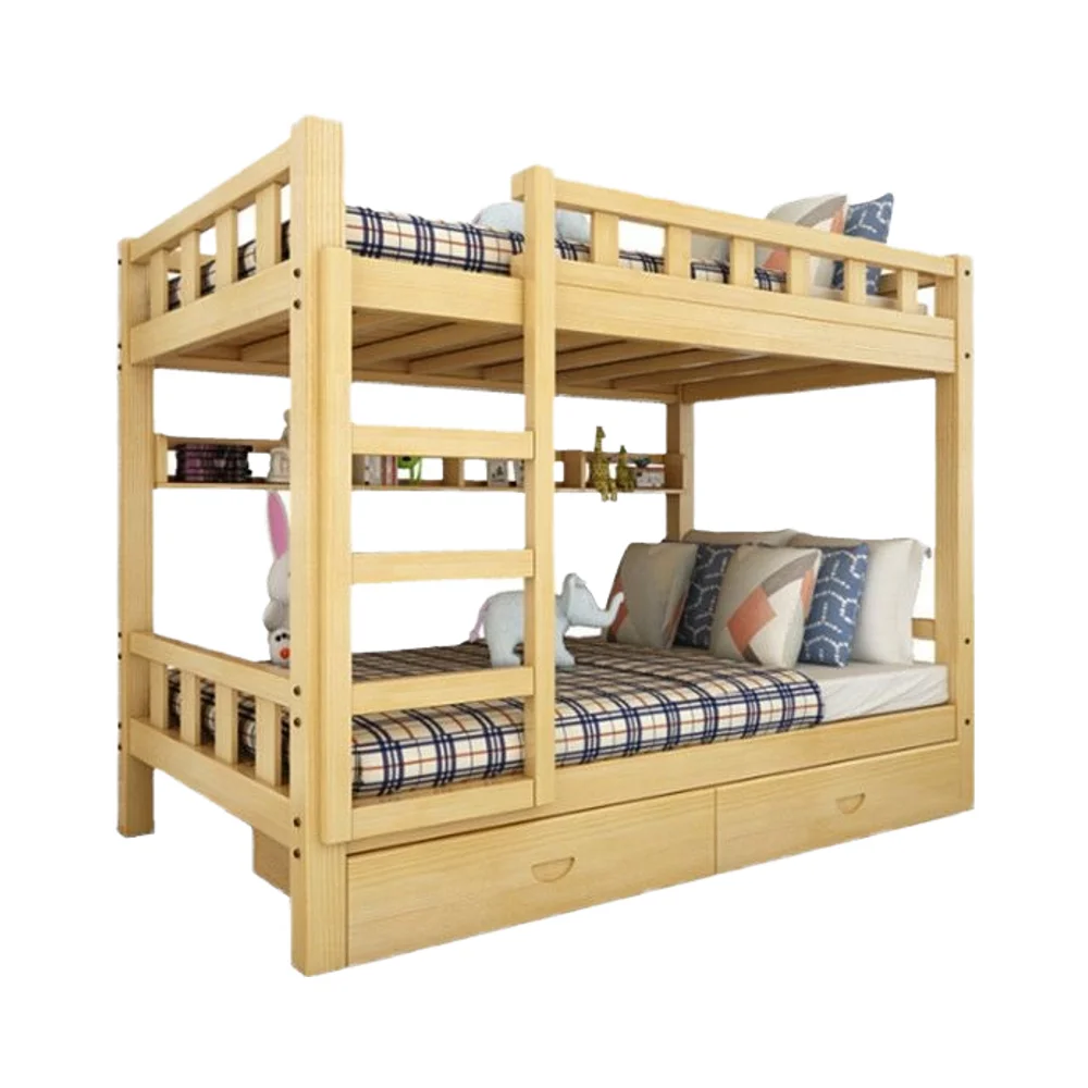 #@Cheap Solid Wood Bunk Bed Frame with Storage Drawers Guardrails Hand Carved Modern Design Double Feature Panel Bed
#@Cheap Solid Wood Bunk Bed Frame with Storage Drawers Guardrails Hand Carved Modern Design Double Feature Panel Bed