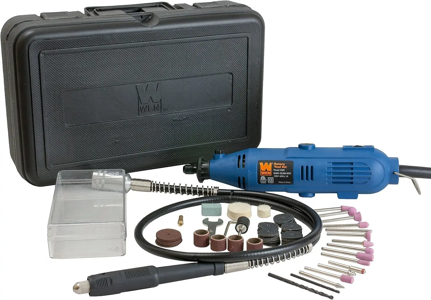 2305 Rotary Tool Kit with Flex Shaft for Cutting, Sanding, Polishing & More
2305 Rotary Tool Kit with Flex Shaft for Cutting, Sanding, Polishing & More