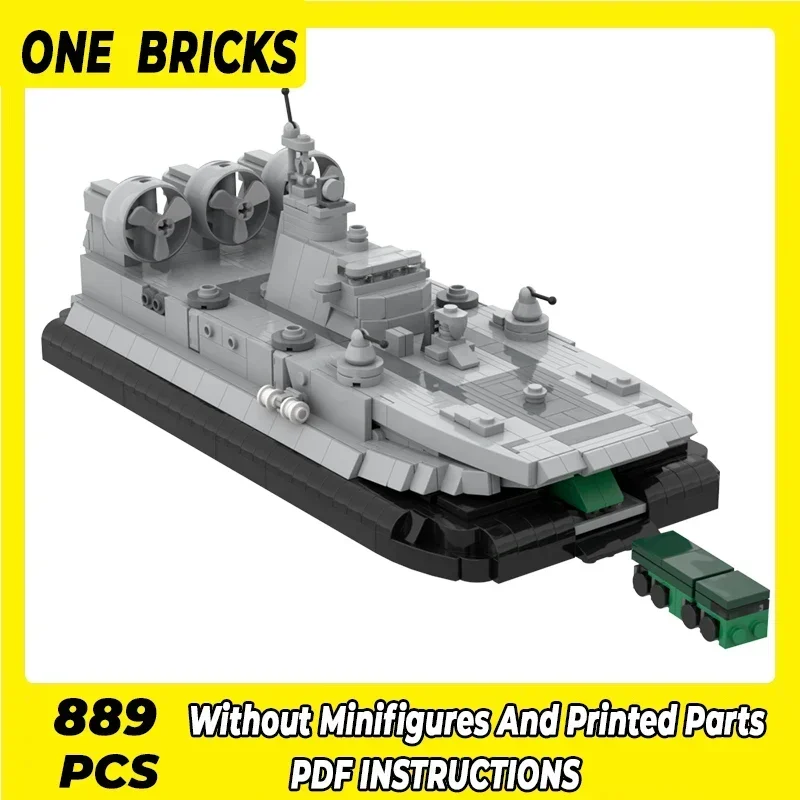 Moc Building Blocks Military Pomornik Class Hovercraft Technical Bricks DIY Assembly Construction Toys For Child Holiday Gifts
Moc Building Blocks Military Pomornik Class Hovercraft Technical Bricks DIY Assembly Construction Toys For Child Holiday Gifts